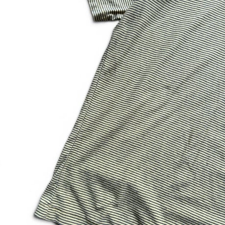 ST.JOHN'SBAY / Striped Tee / Yellow XL / Used