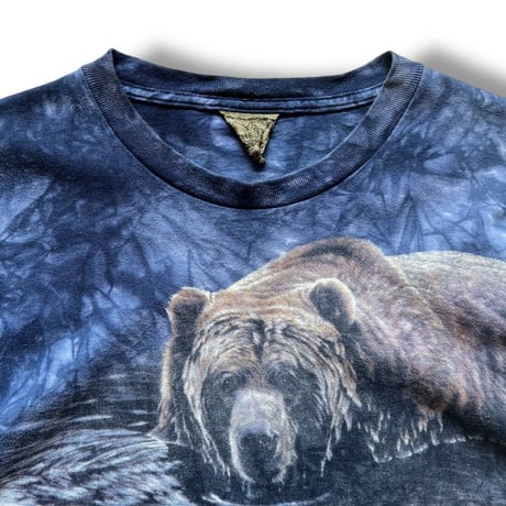 Bear Printed Tee / Navy XL相当 / Used