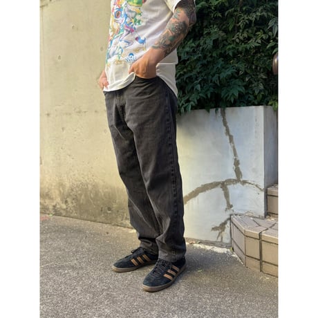 90's Levi's / 550 Denim Pants Length Custom / Black 36 / Used