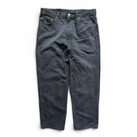 90's Levi's / 550 Denim Pants Length Custom / Black 36 / Used