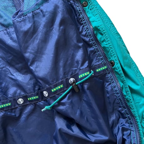 90's EBTEK / Nylon Jacket / Green XL / Used