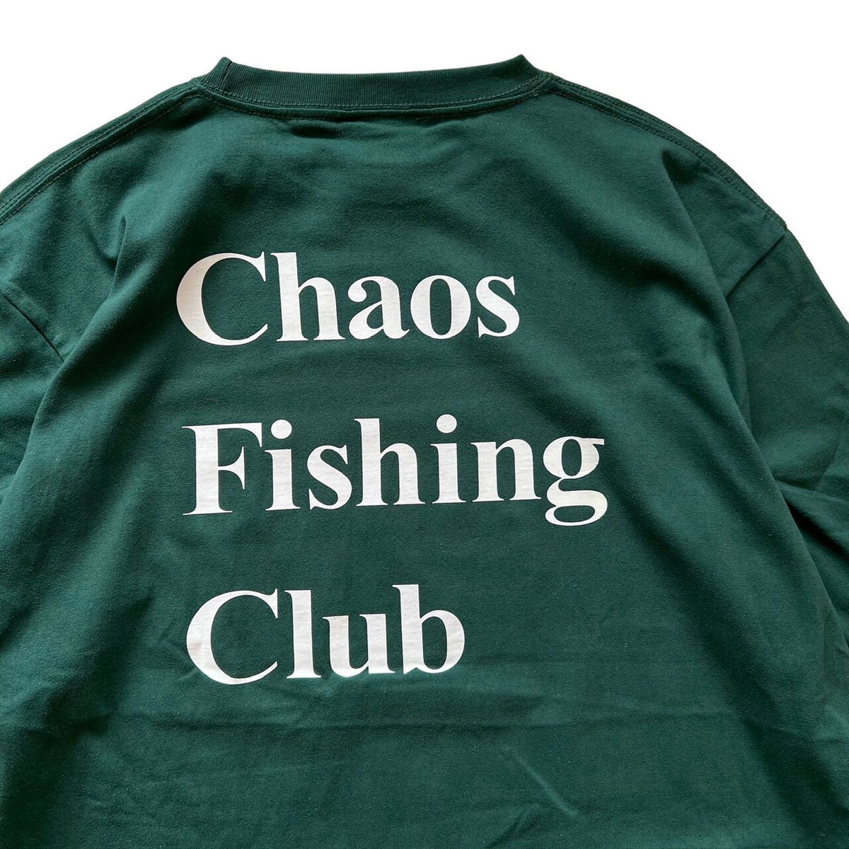 Chaos Fishing Club / LOGO L/S TEE / Green | Col...