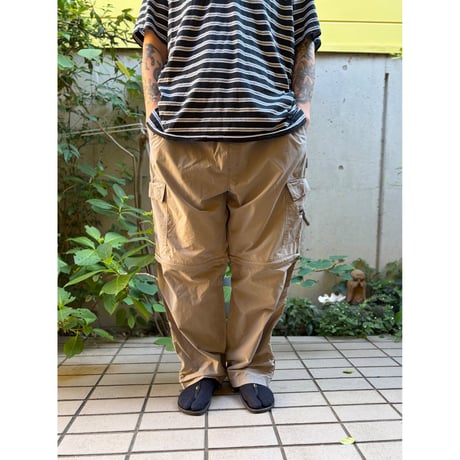 00's OLD NAVY / Cotton Convertible Easy Pants / Khaki L / Used