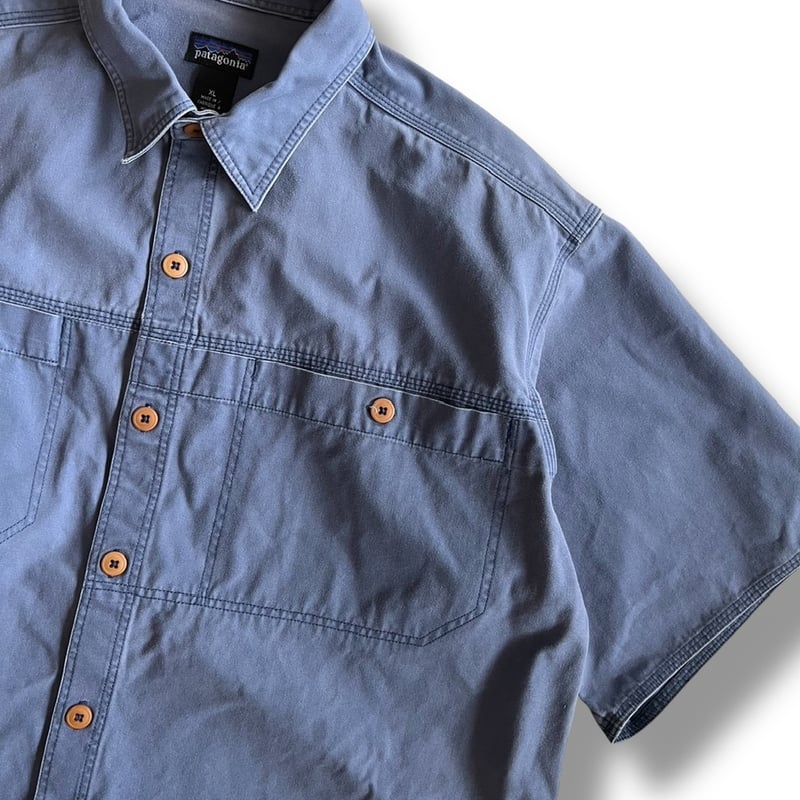 パタゴニア ボーイズ パタロハ シャツ XXL 62495 ブルー patagonia パタゴニア 52571S0 Pataloha パタロハ 00s 総柄