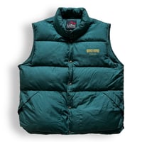 L.L.Bean OUTDOORS / Nylon Down Vest / Green XL / Used