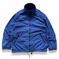 90's L.L.Bean / Lined Fleece Nylon Jacket / Blue L相当 / Used