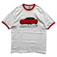 Made in USA / CORVETTE / RInger Tee / White XL / Used