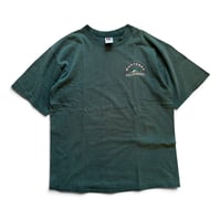 Made in USA / embroidered MONTEREY Tee / Forest L / Used