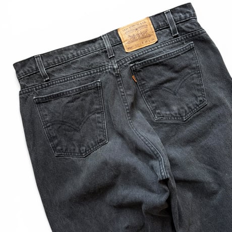 90's Levi's / 550 Denim Pants Length Custom / Black 36 / Used
