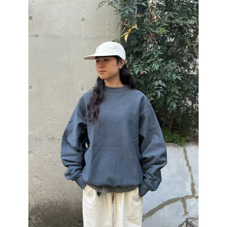 Color at Against Originals / Heavy Cotton 15oz. Crew / Dark Slate