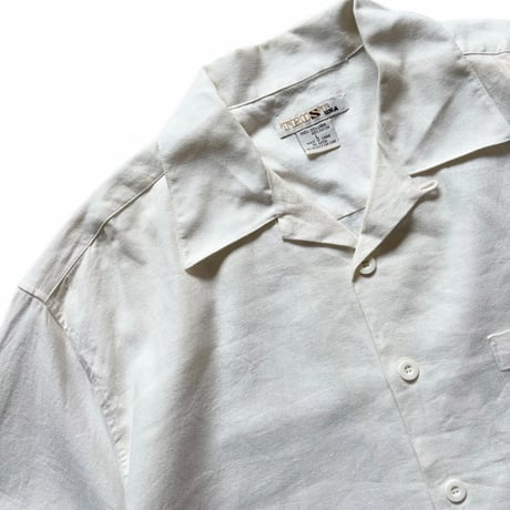TRUST / Open Collared Shirt / Natural L / Used