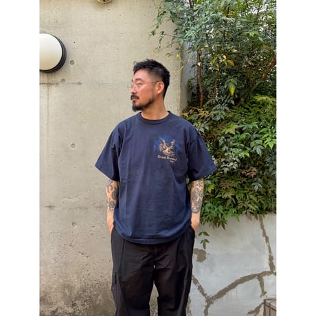 Made in USA / Owl Tee / Navy XL / Used