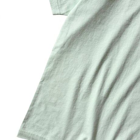 Color at Against Originals  / Border Rib Tee / Choco Mint
