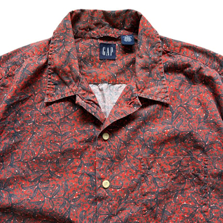 00's GAP / Patterned Shirt / XL / Used