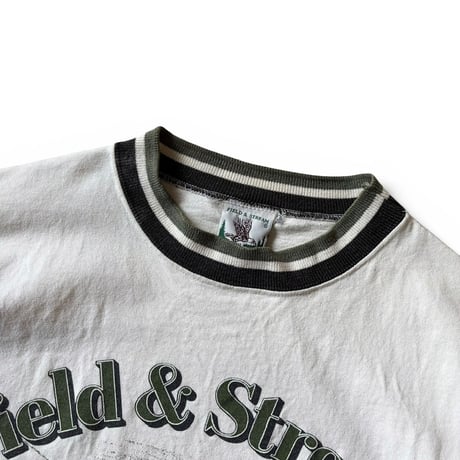 Made in USA / Field & Stream / Bass Tee / Natural XL / Used
