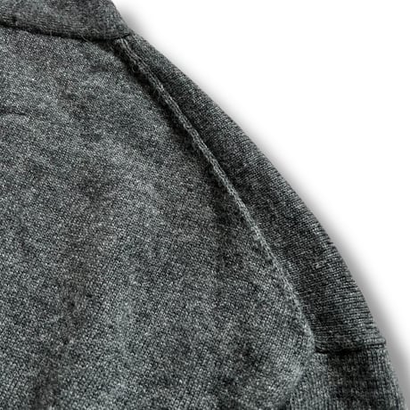 Color at Against / Wool Cardigan / Charcoal Grey