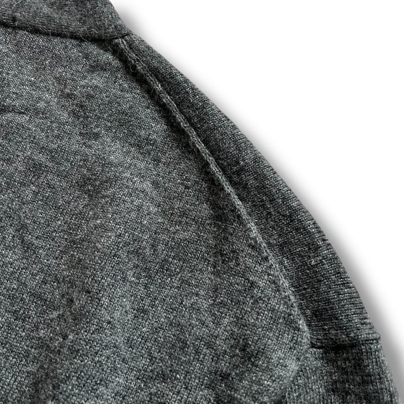 Color at Against / Wool Cardigan / Charcoal Gre