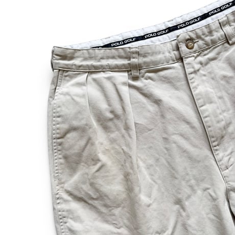 POLO GOLF / 2Tuck Chino Shorts / Natural 36 / Used