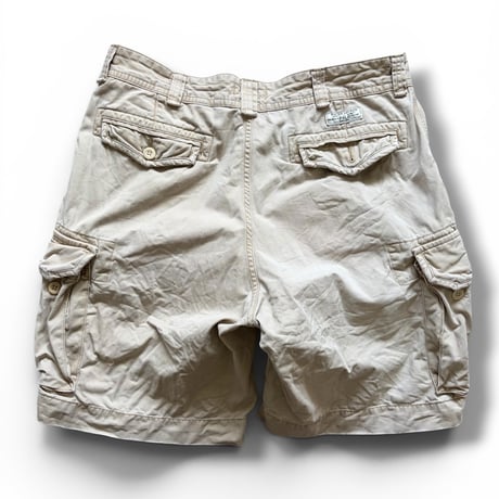 Polo by Ralph Lauren / Cotton Chino Cargo Shorts /  Beige 36 / Used