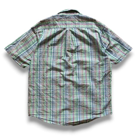 BROOKS BROTHERS / Seersucker B.D.Shirt / L / Used