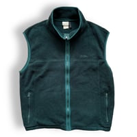 80's L.L.Bean / Fleece Vest / Forest L相当 / Used
