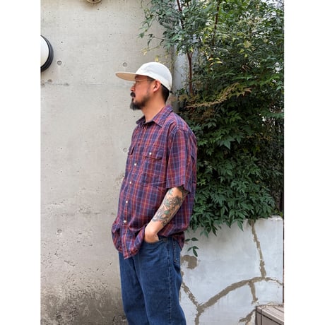 00's GAP / Plaid Field Shirt / M / Used