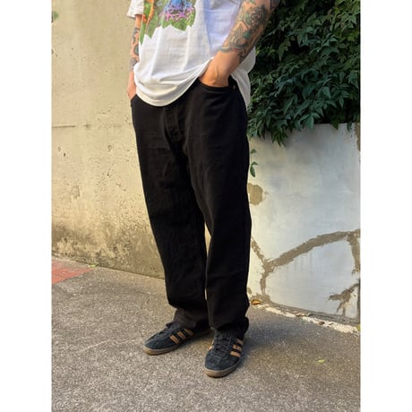 Made in USA / 90's Levi's / 550 Denim Pants Length Custom / Black 36 / Used