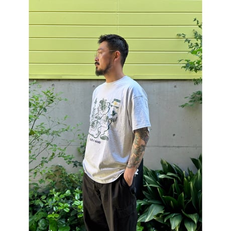 Color at Against Originals / Down the River Tee / Ash