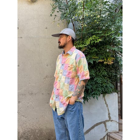 ORVIS / Patch Work Shirt / L / Used