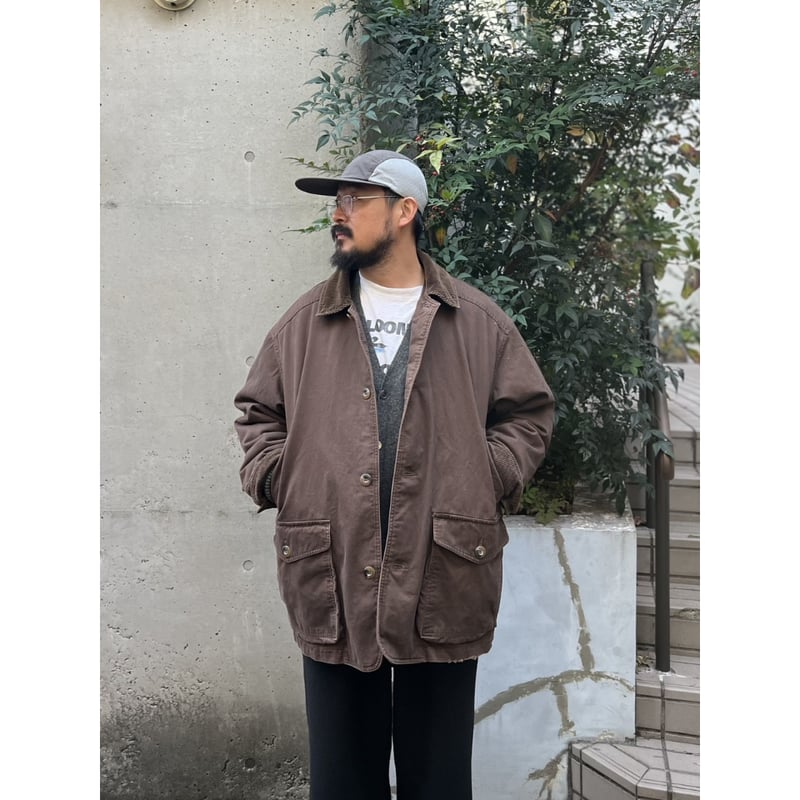 90's ST.JOHN'S BAY / Lined Field Coat / Brown X