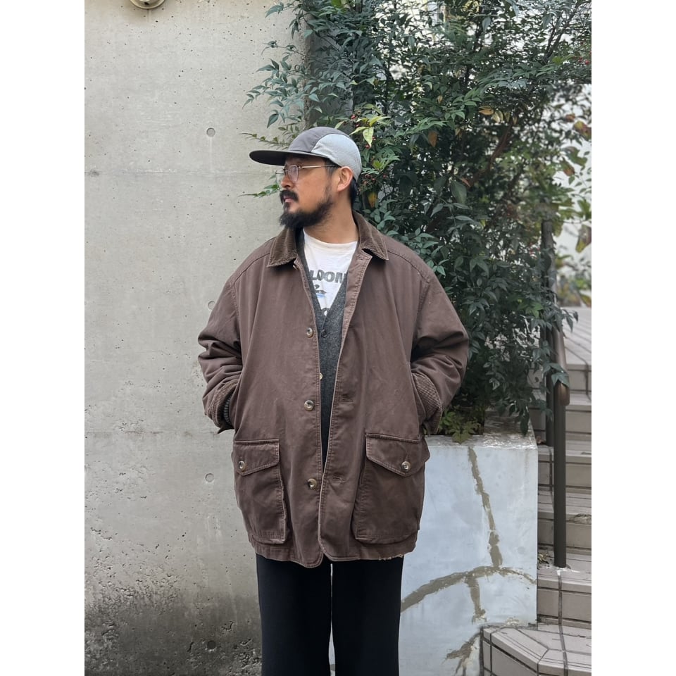 90's ST.JOHN'S BAY / Lined Field Coat / Brown X