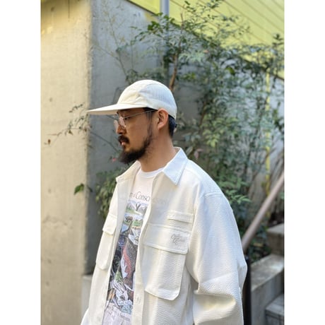 Color at Against Originals / Seersucker Field Shirt / White