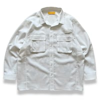 Color at Against Originals / Seersucker Field Shirt / White