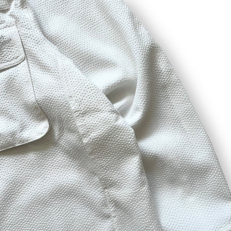 Color at Against Originals / Seersucker Field Shirt / White