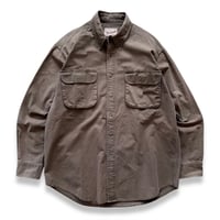 90's Woolrich / 2Pocket Field Shirt / Brown L / Used