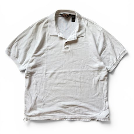 80's Eddie Bauer / Polo Shirt / White L / Used