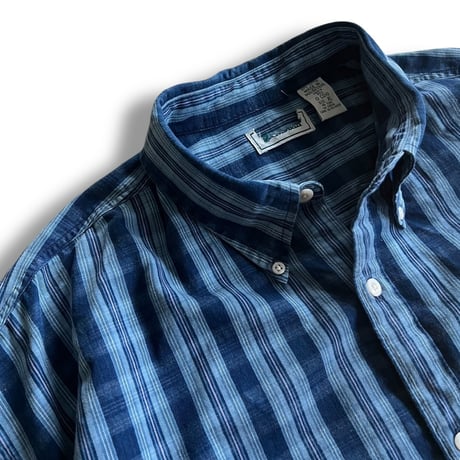 90's L.L.Bean / Plaid  B.D.Shirt / XL / Used