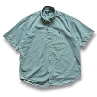 Ralph Lauren / "BLAKE" Plaid S/S B.D.Shirt / XL / Used