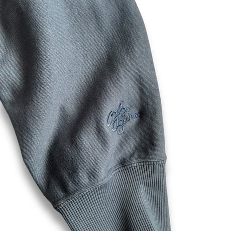 Color at Against Originals / Heavy Cotton 15oz. Crew / Dark Slate