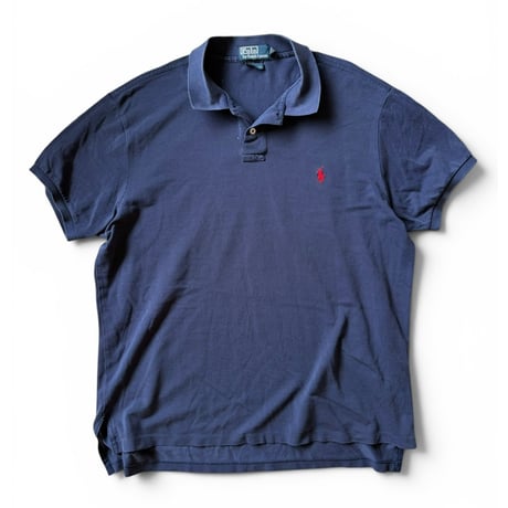 POLO Ralph Lauren / One Point Logo Polo Shirt / Navy XL / Used