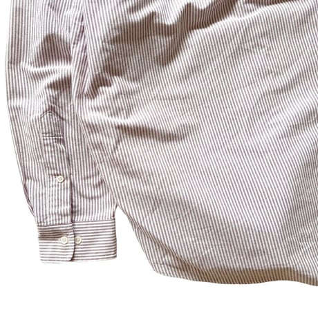 90's Ralph Lauren / "YARMOUTH" Striped Oxford B.D.Shirt / 16 1/2(L) / Used