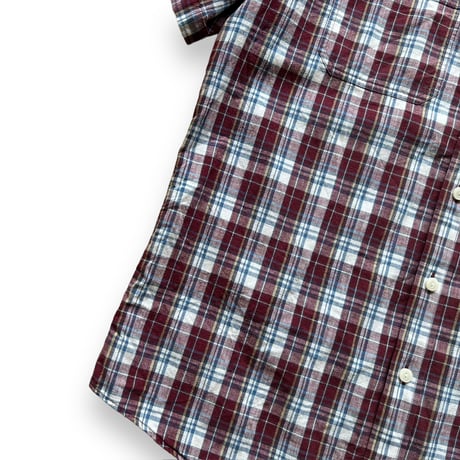 00's L.L.Bean / Plaid Field Shirt / L / Used