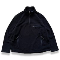 00's GAP / Half Zip Fleece Pullover / Black XL / Used
