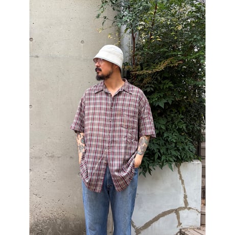 00's GAP / Plaid B.D.Shirt / XL / Used