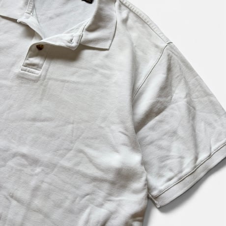 80's Eddie Bauer / Polo Shirt / White L / Used