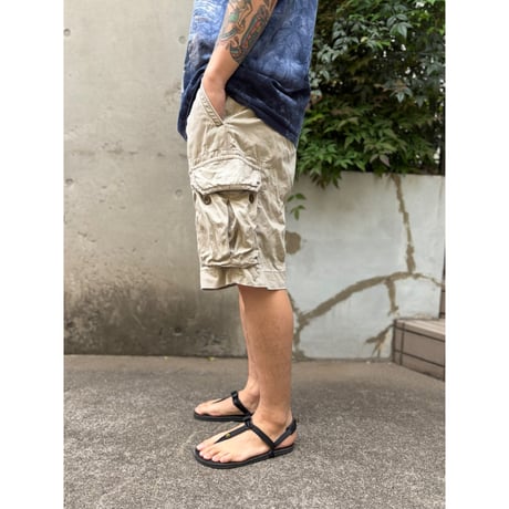 Polo by Ralph Lauren / Cotton Chino Cargo Shorts /  Grey Beige 38 / Used