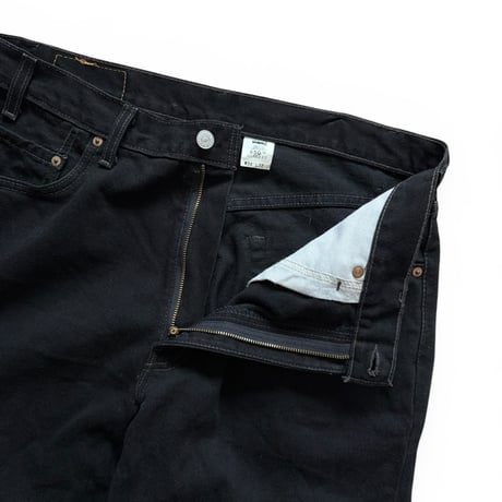 Made in USA / 90's Levi's / 550 Denim Pants Length Custom / Black 36 / Used