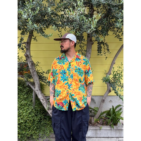 80-90's GAP / Rayon Aloha Shirt / L / Used
