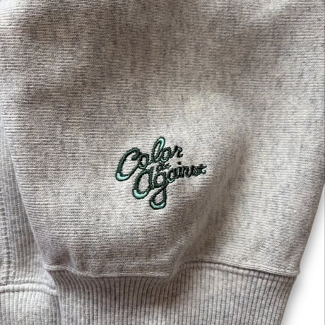 Color at Against Originals / Heavy Cotton 15oz. Crew / Ash