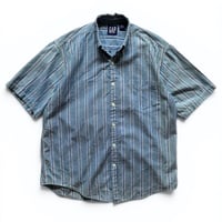 90's GAP / Striped Shirt / M / Used